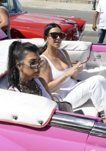 Kim & Kourtney Kardashian - Visit a park together in Havana, Cuba, 05 May 2016