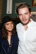 Sarah Hyland & Dominic Sherwood - Backstage of 'Fully Committed' on Broadway at The Lyceum Theatre in NYC - 06/14/2016