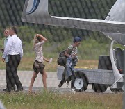 Ruby Rose, Harley Gusman, Rachel Platten and Kesha - board a private jet in Rhode Island 07/05/2016