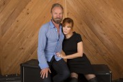 Стинг (Sting) и Милен Фармер (Mylene Farmer) pose for a portrait at MSR Studios on Thursday, September 17, 2015, in New York.(Photo by Amy Sussman) (15xHQ) 8d5763495904281