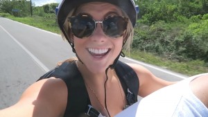 Alexis silver jiggles her giant jugs tmb Shawn johnson in bikini honeymooning in mexico