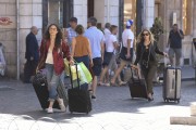 Ashley Benson, Troian Bellisario and Shay Mitchell - Out & About in Rome 9/6/2016
