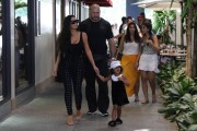 Kim Kardashian, North West and Khole Kardashian spotted out in Miami Beach (September 18, 2016)