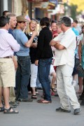 Katie Holmes & Tom Cruise @ Walking in the streets of Telluride in Colorado on July 4, 2008