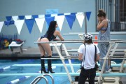 Ariel Winter - In a Swimsuit on the Set of a Photoshoot in Los Angeles 10/29/2016