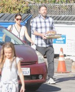 Jennifer Garner and Ben Affleck head to church with their children in Beverly Hills - November 13, 2016